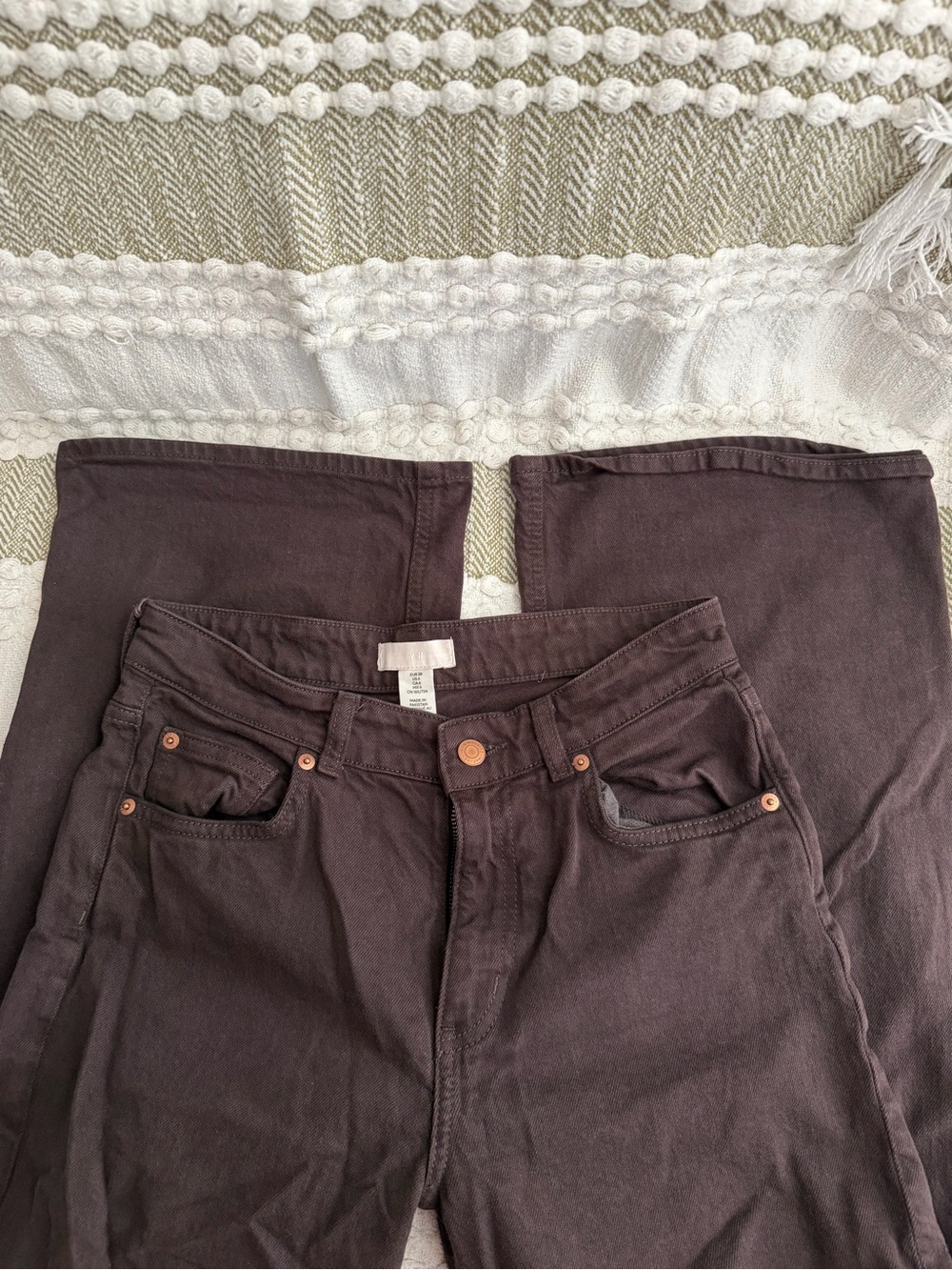 H&M Bootcut Jeans - Deep Brown